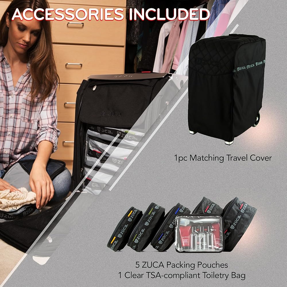 Amazon | ZUCA Pro キャリーオンラゲージ キャスター付き - 5つの