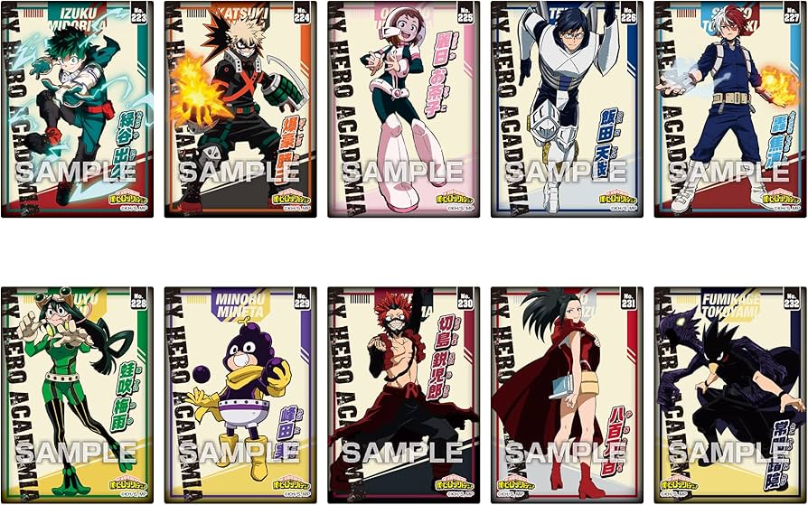 Amazon | TVアニメ「僕のヒーローアカデミア」 クリアカード