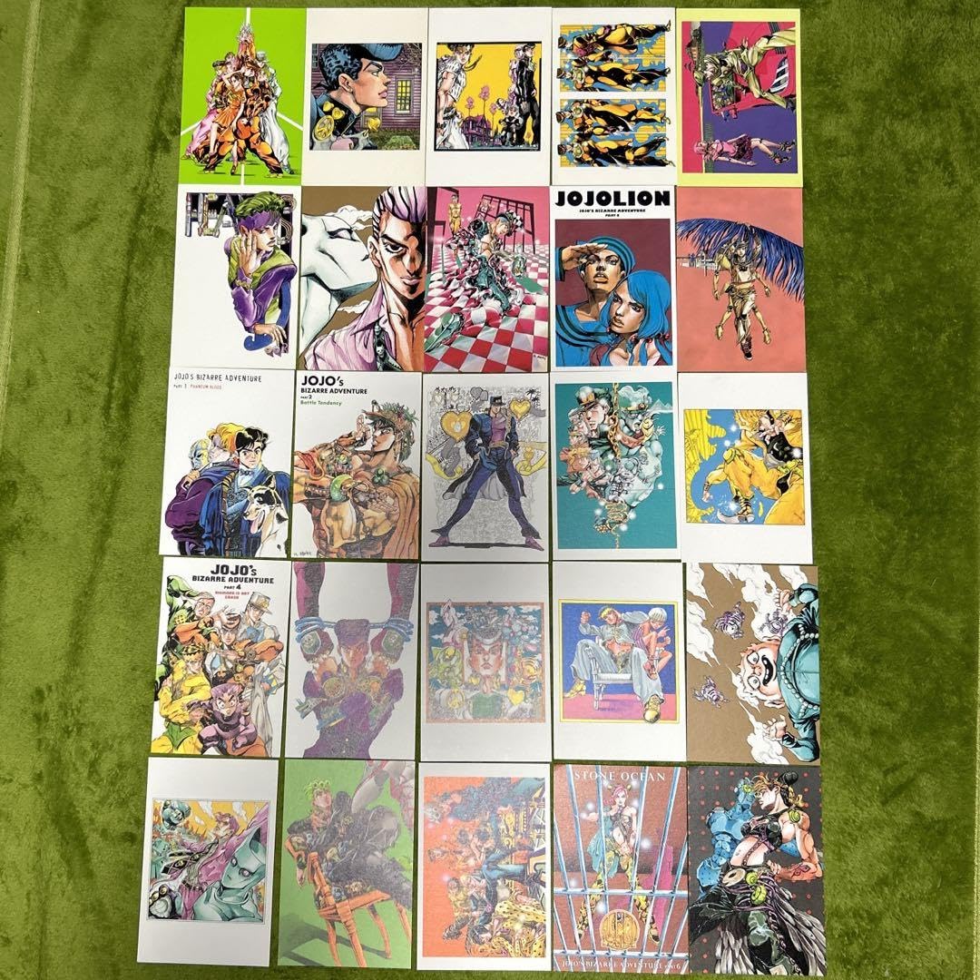 未開封 ジョジョの奇妙な冒険 荒木飛呂彦 ポストカード フルセット 100