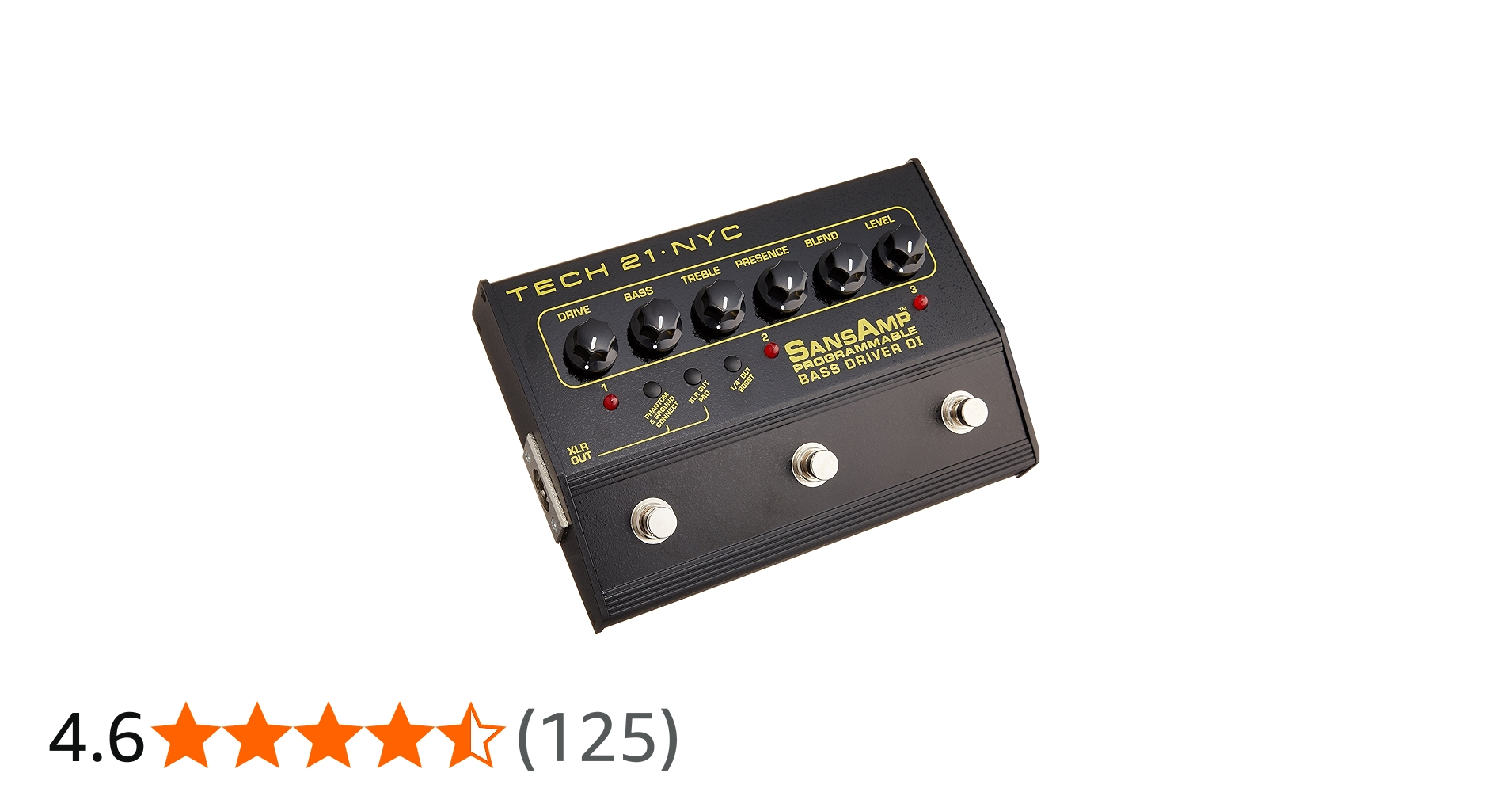 Amazon | TECH21 PROGRAMMABLE BASS DRIVER DI サンズアンプ SansAmp