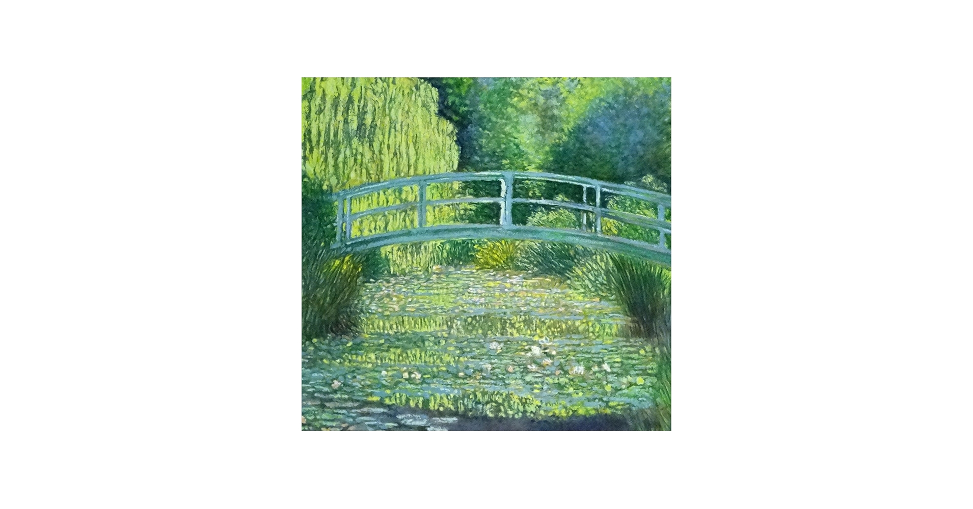 Amazon.co.jp: アペックス 絵画 モネ『睡蓮の池・緑のハーモニー(大