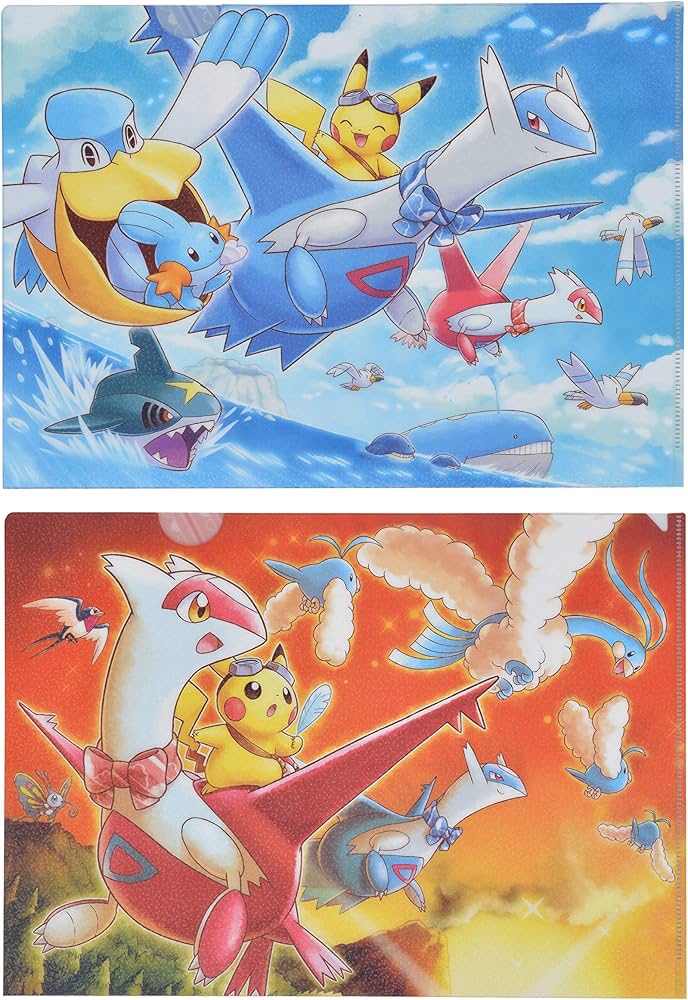 Amazon.co.jp: ポケモンセンターオリジナル A4クリアファイル 2枚