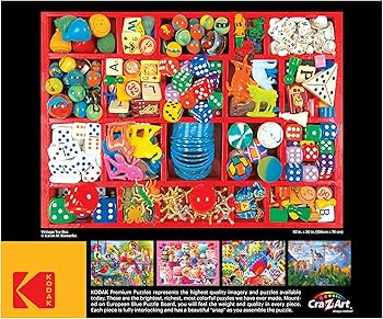 Amazon.com: RoseArt - Kodak Premium - Vintage Toy Box - 3000 Piece
