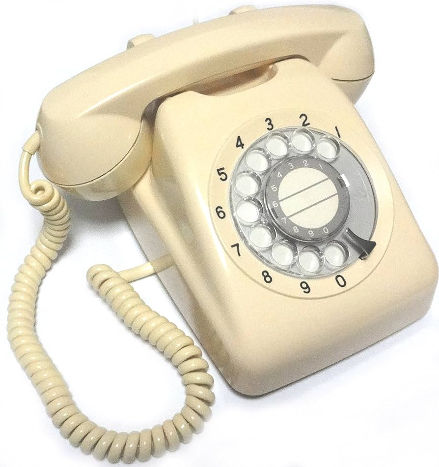 Amazon | NTT 601-A2 ダイヤル式カラー電話機 (アイボリー) | NTT