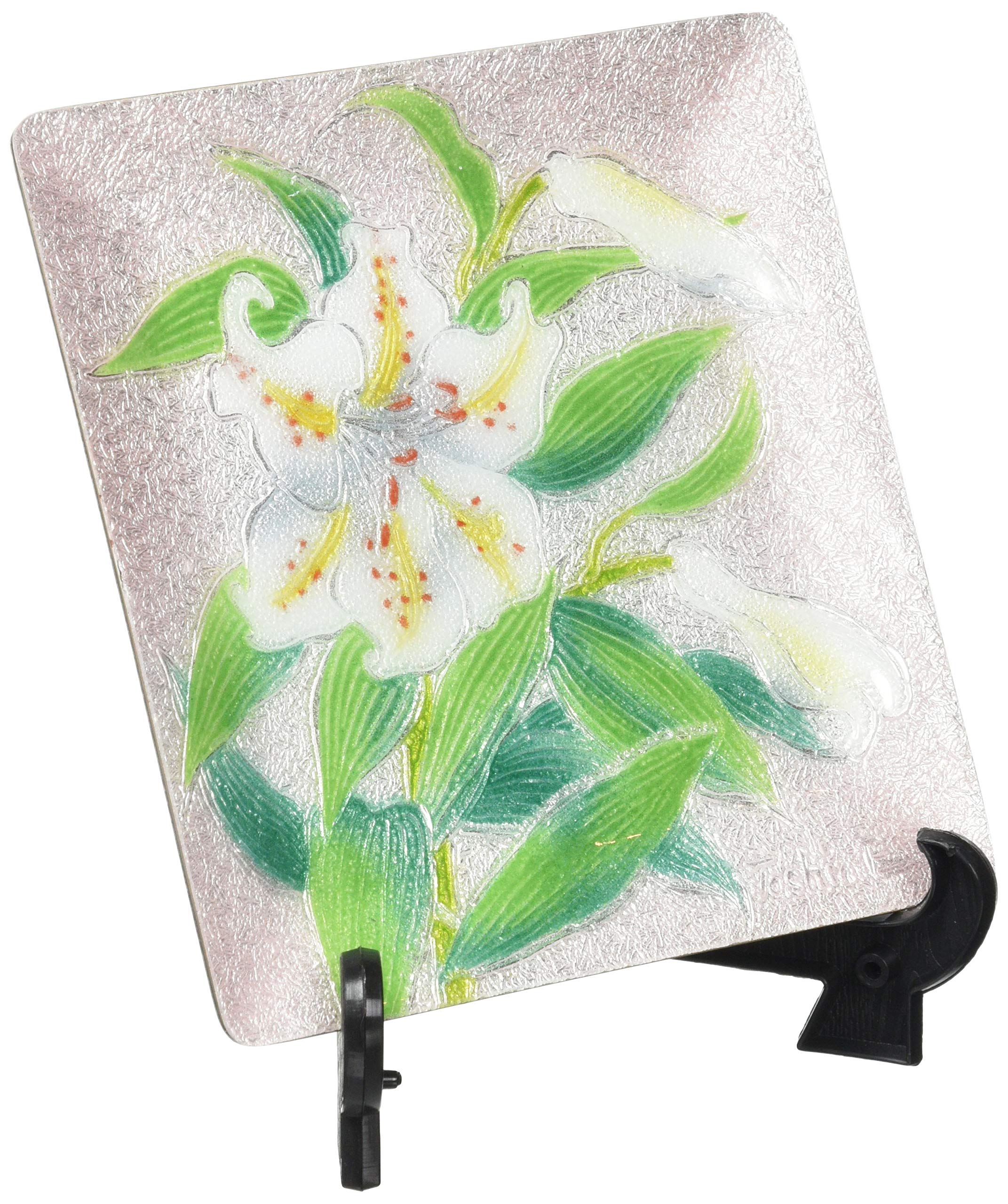 彩釉七宝笹民謡傘形皿 彩釉七宝笹民謡傘形皿