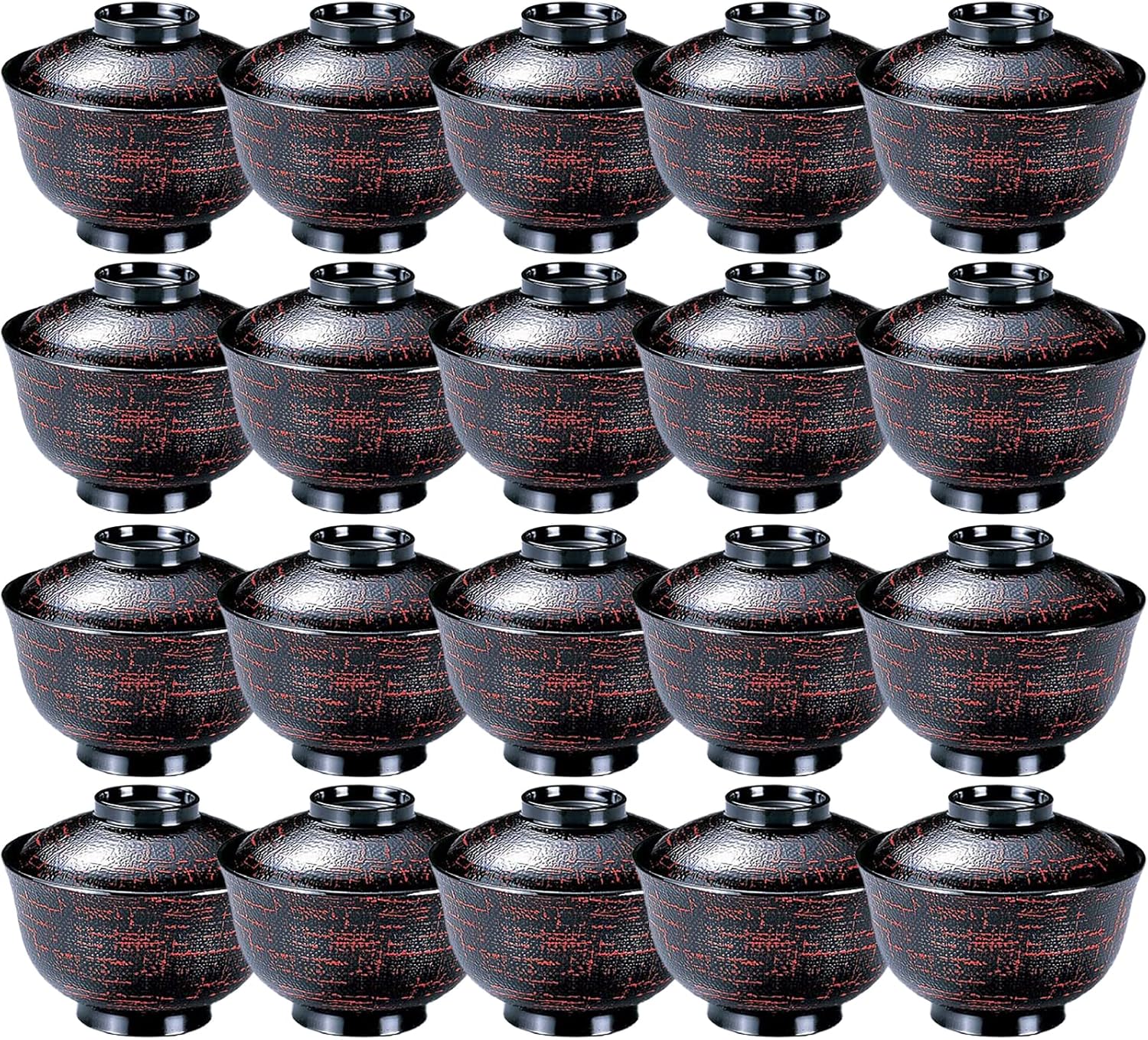 烏城彫り 椀5客セット