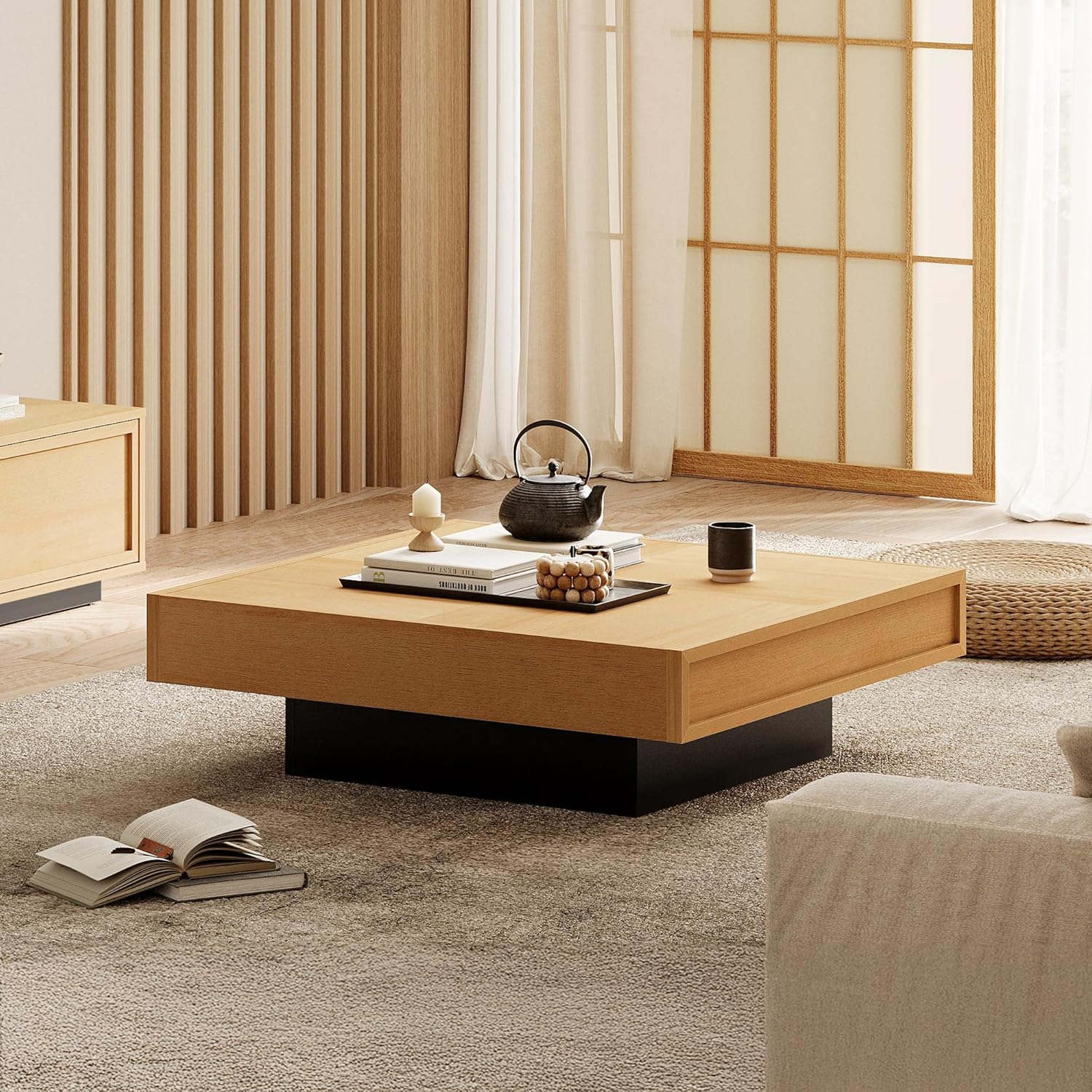 アンティーク】木製 折り畳み式円卓 ちゃぶ台 座卓 センターテーブル