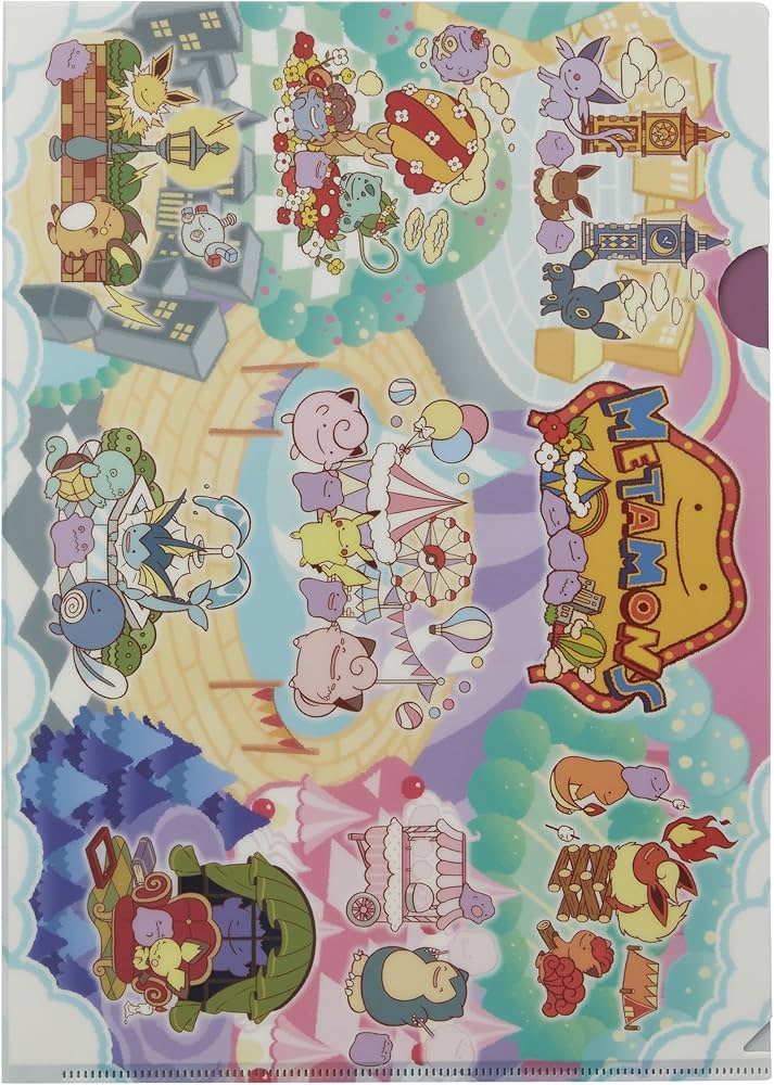 Amazon.co.jp: ポケモンセンターオリジナル A4クリアファイルセット