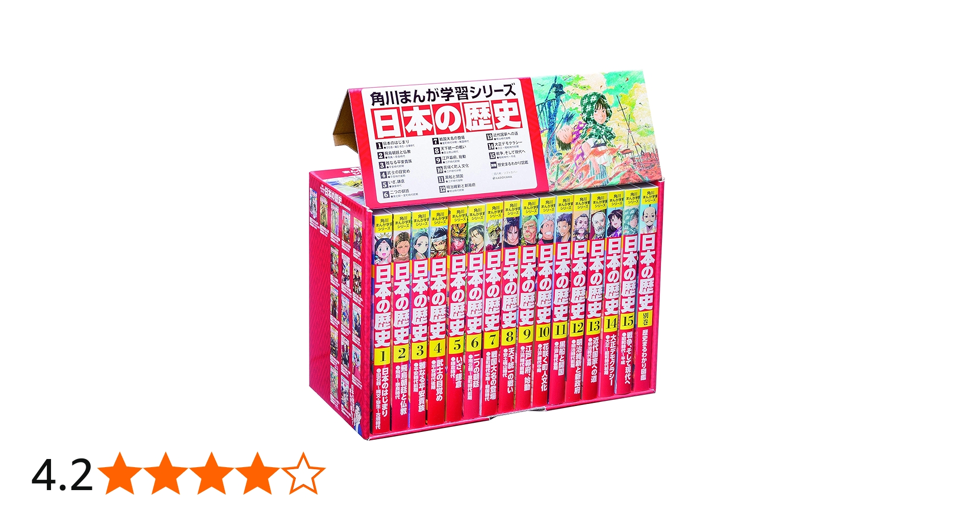 Amazon.co.jp: 角川まんが学習シリーズ 日本の歴史 全15巻+別巻1冊