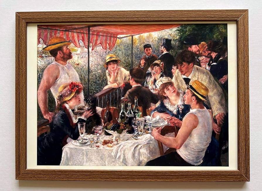 ルノワール 舟遊びの昼食 舟遊びの人々の昼食 ルノワール