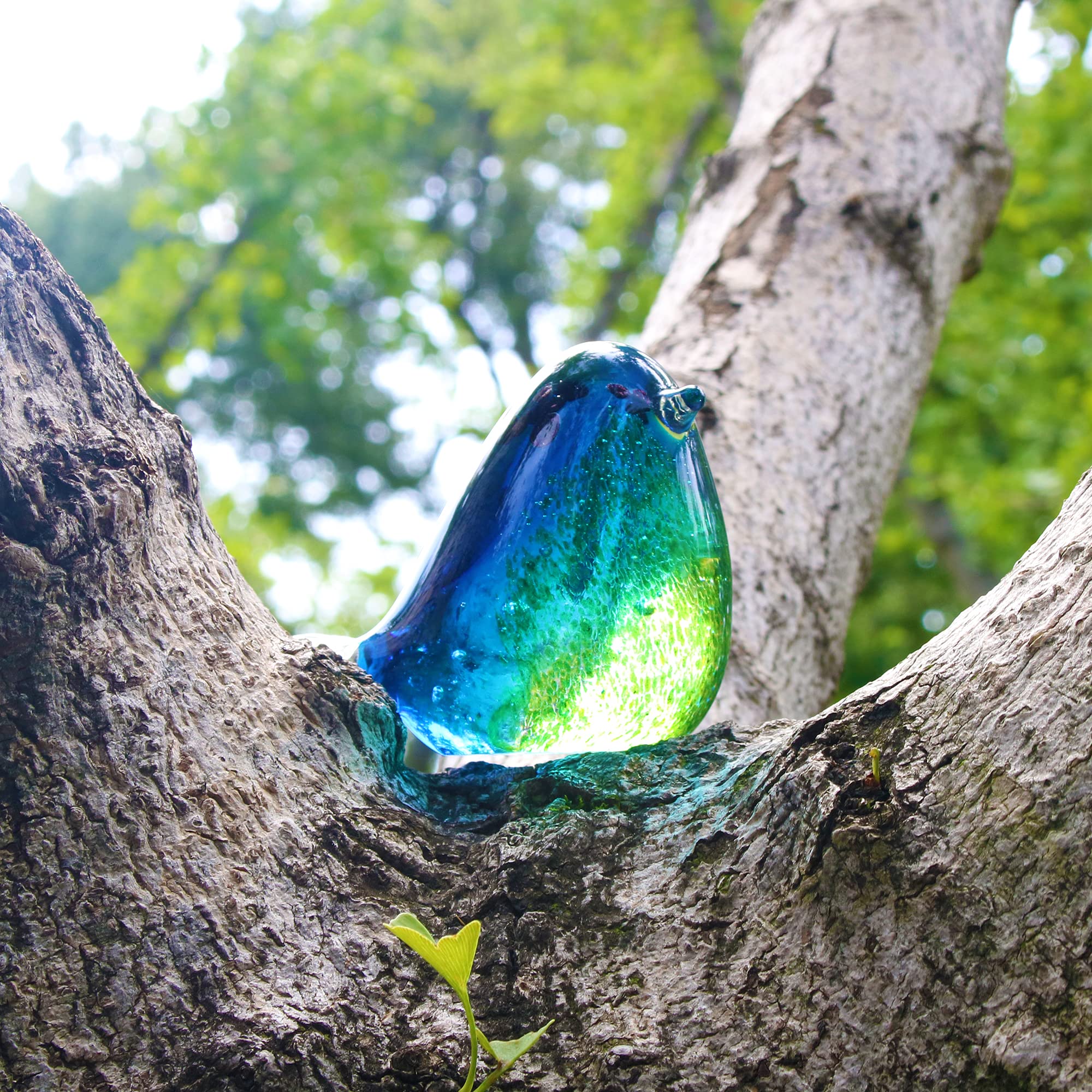 BODA ペーパーウェイト 鳥 ガラスオブジェ 北欧 刻印あり BODA