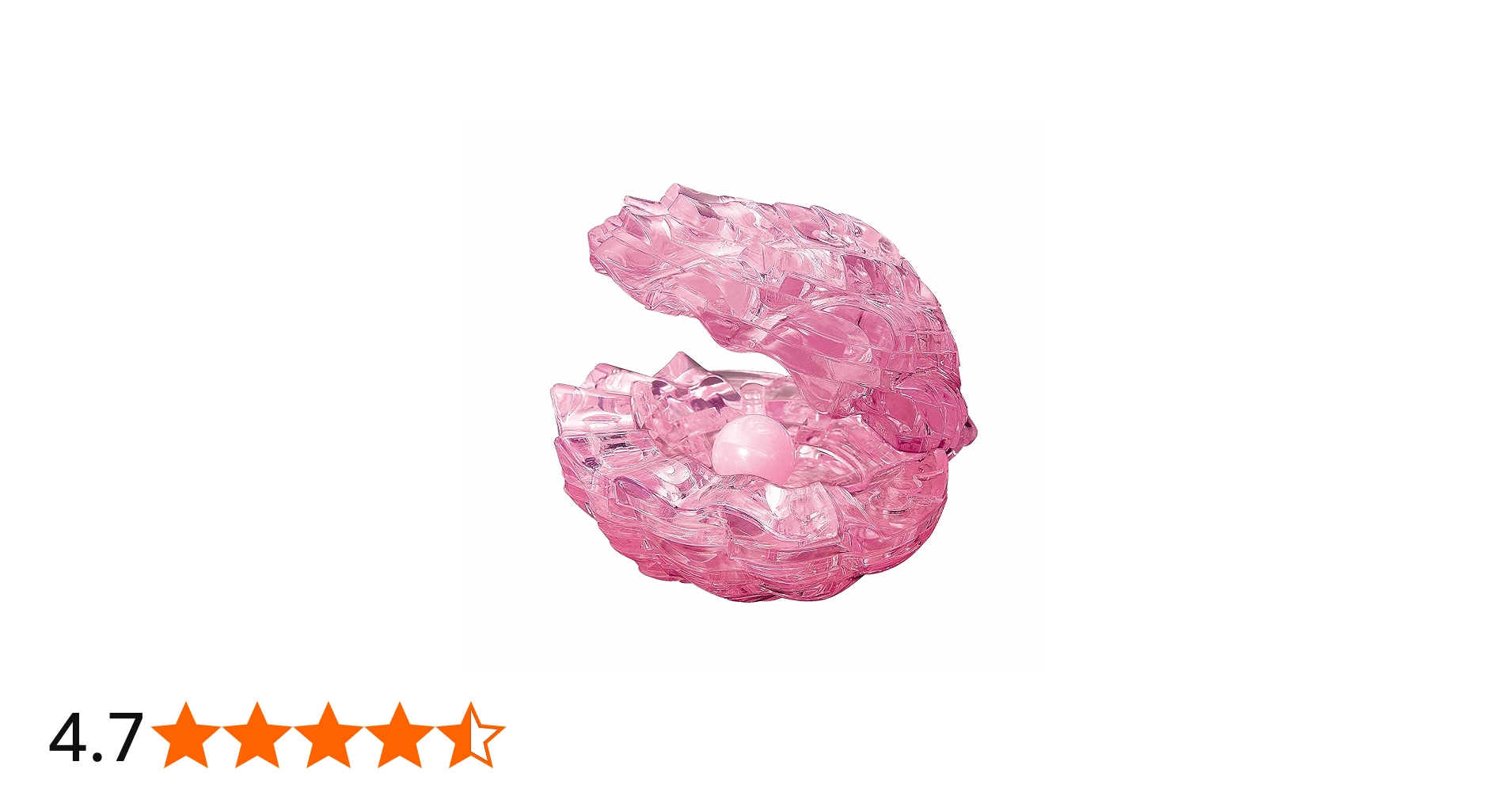 Amazon | クリスタルパズル 47ピース パールシェル ピンク 50139