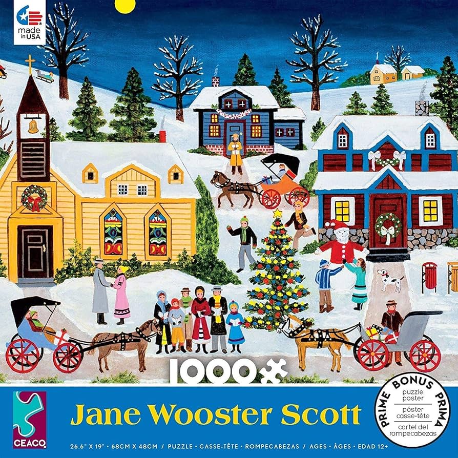 Amazon.com: Ceaco - Jane Wooster Scott Festive - 1000 Piece Jigsaw