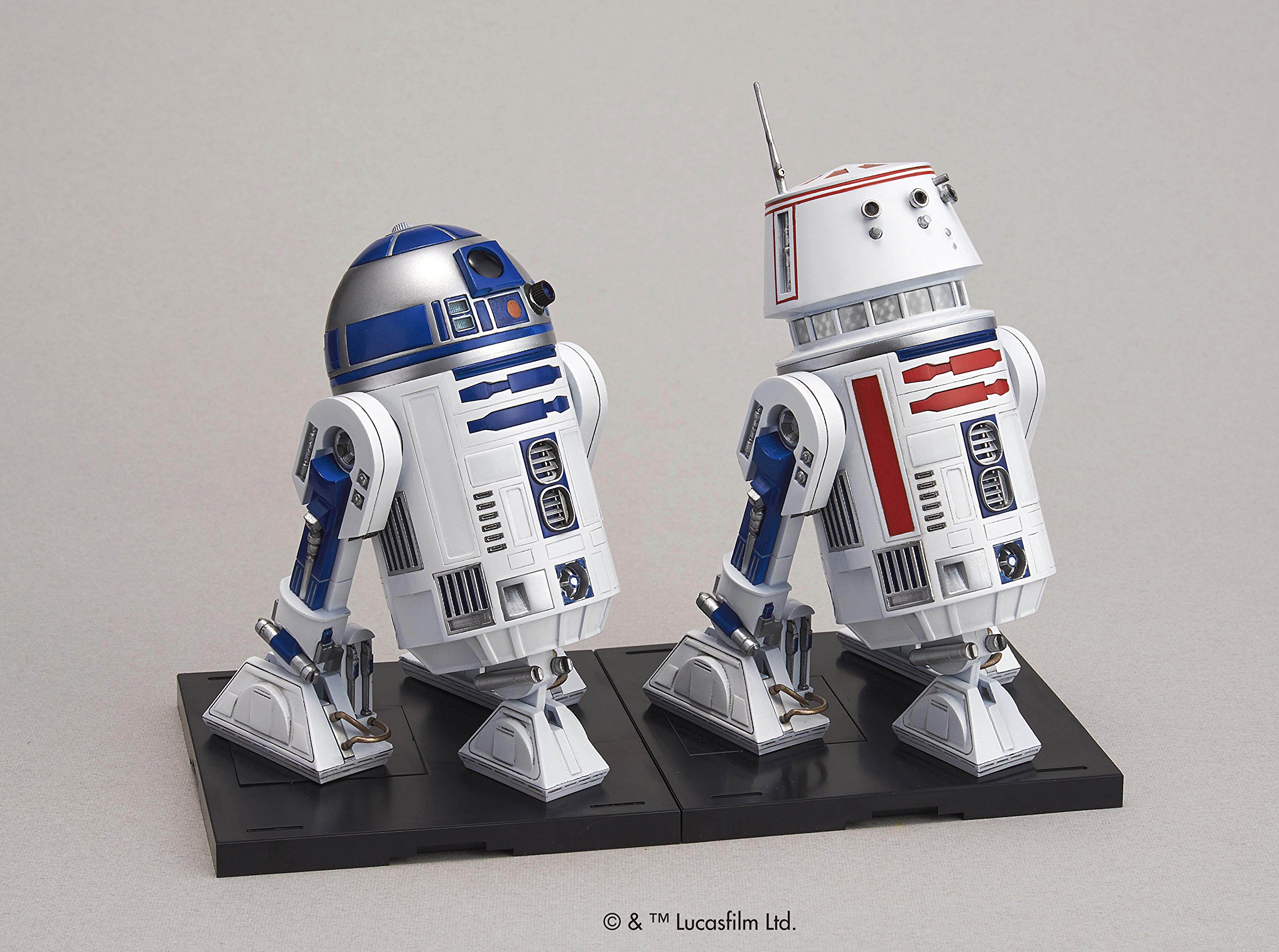Amazon.com: Bandai Hobby Star Wars Character Line 1/12R2-D2 & R5