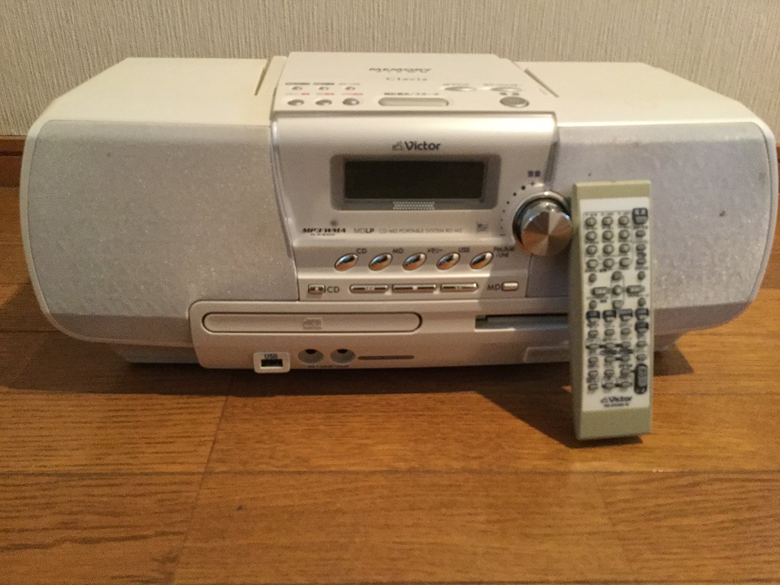 Victor RD-M2-W CD MDラジカセ 動作確認済み Victor RD-M2-W CD MD