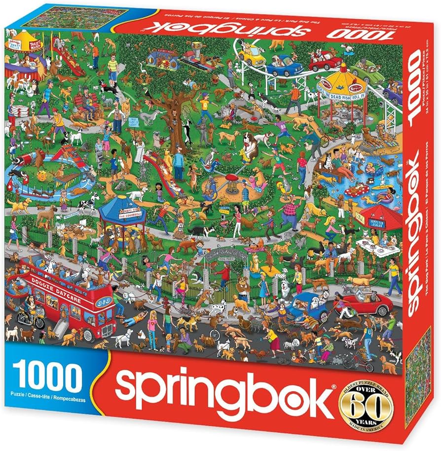 Springbok's 1000ピース ジグソーパズル バング、ブーム、ポップ