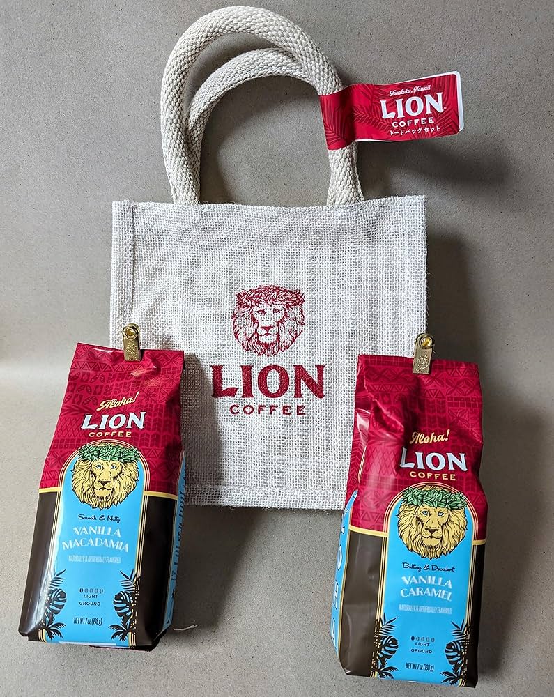 Amazon.co.jp: ライオンコーヒー 2個ギフトバッグセット : 食品・飲料