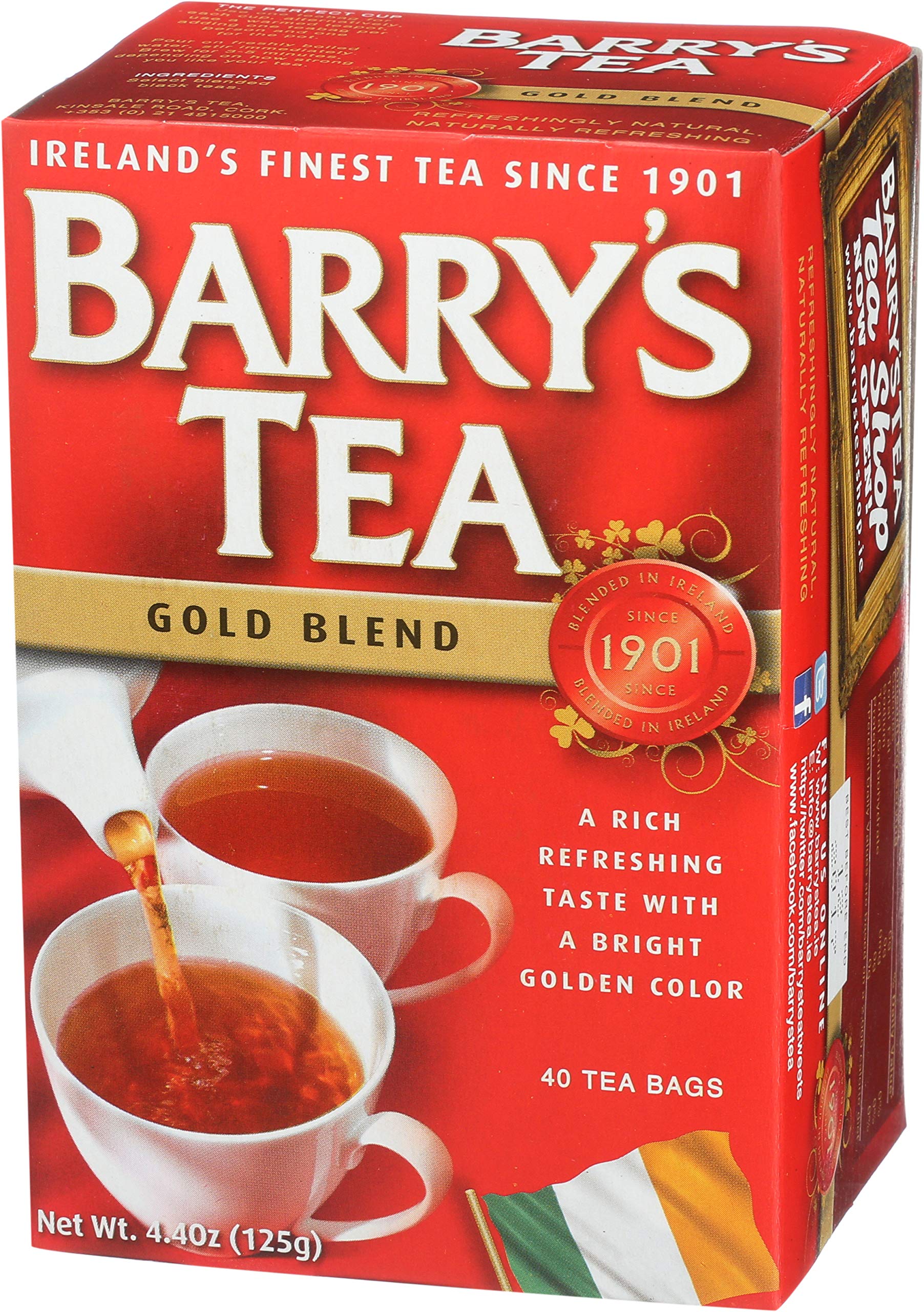 Amazon.com : Barry's Tea, Gold Blend, 40-Count (Pack of 12) (Model