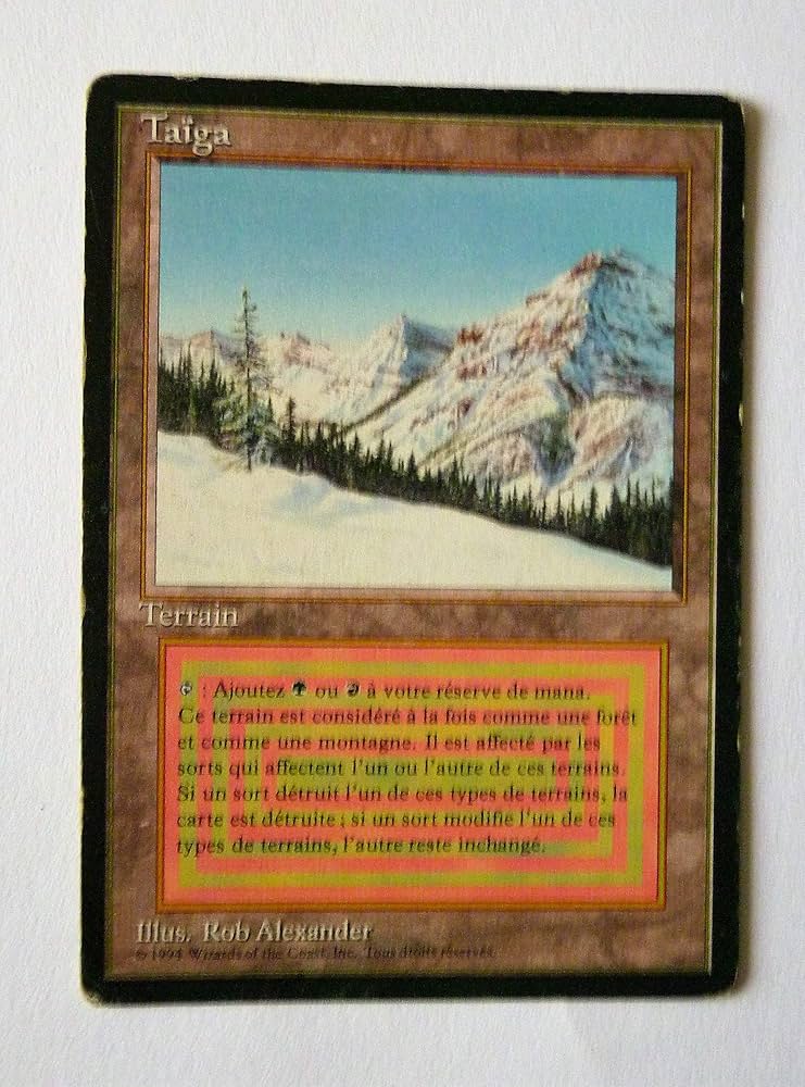 MTG Taiga デュアルランド Taiga mtg デュアルランド 英語 Taiga mtg