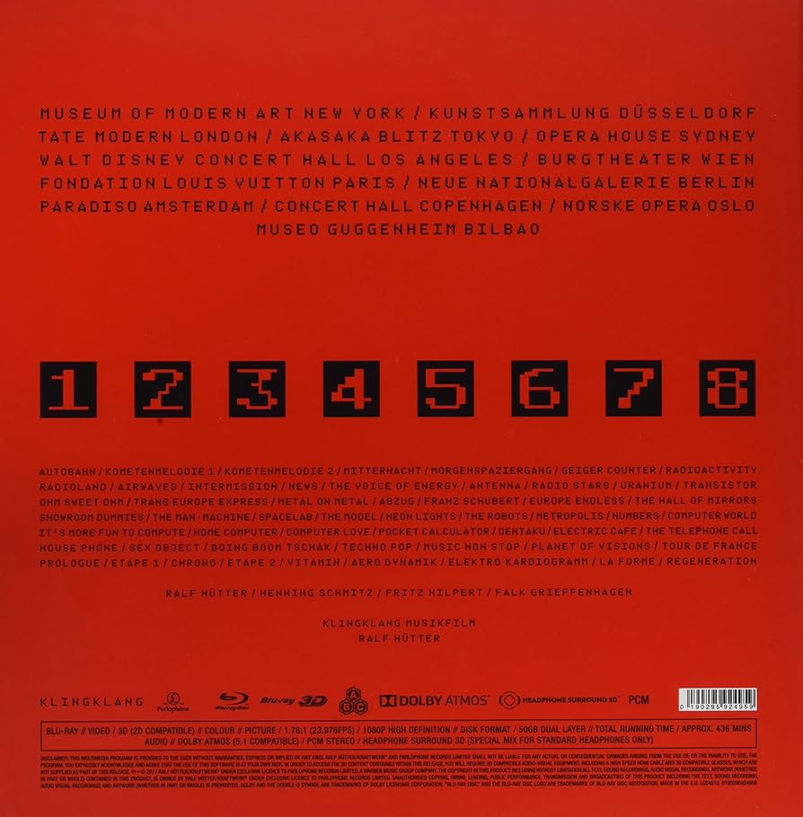 Amazon.co.jp: Kraftwerk 3-D The Catalogue (4Blu-ray+Book) [Import
