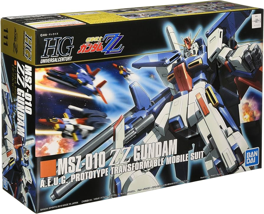 Amazon.com: Bandai Hobby - ZZ Gundam - #111 ZZ Gundam HGUC 1/144