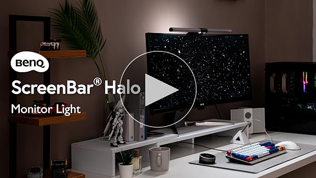 Amazon.co.jp: BenQ ScreenBar Halo モニターライト スクリーンバー