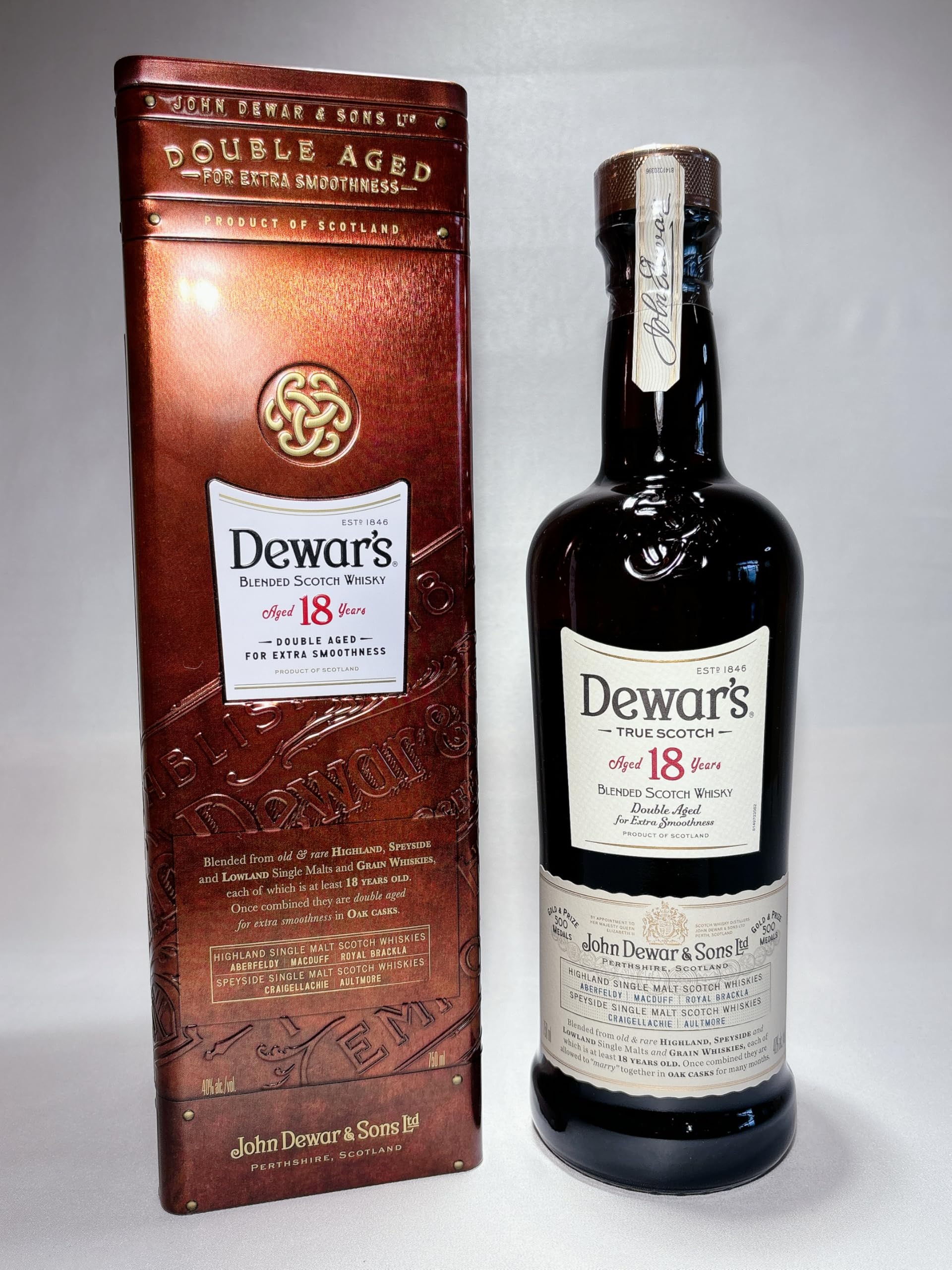 Dewar's 18 Reserve ウイスキー 18年 箱付 Dewar's 18 Reserve