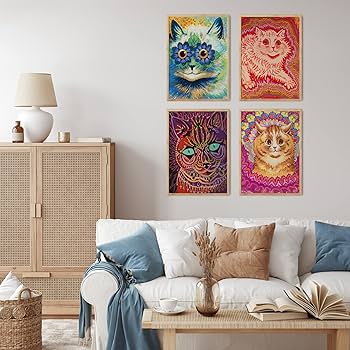 英国アンティーク古いパロディプリント絵/壁飾り/ウォールアート(87