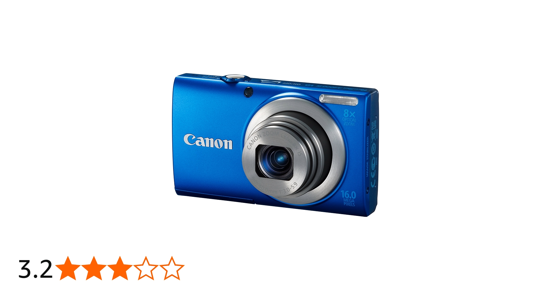 Amazon | Canon デジタルカメラ PowerShot A4000IS ブルー 1600万画素