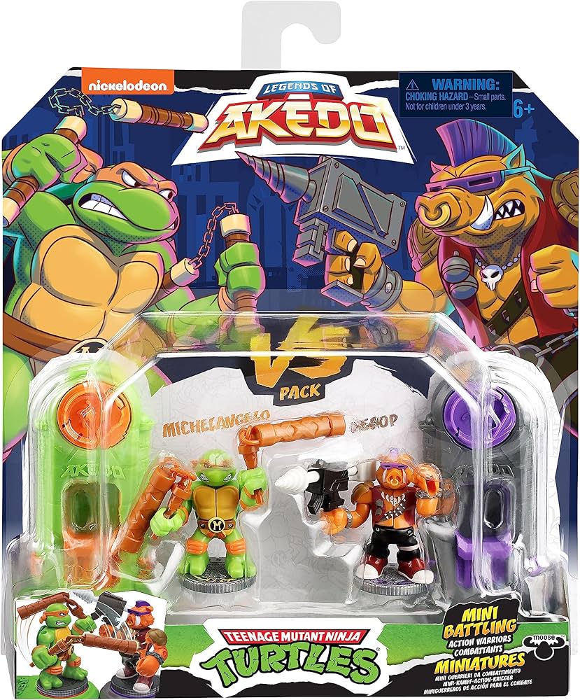 Amazon.com: Legends of Akedo Teenage Mutant Ninja Turtles. Mini