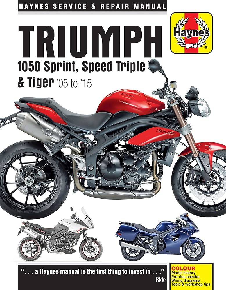 Triumph Sprint, Speed Triple and Tiger, 2005-2015 Haynes Repair