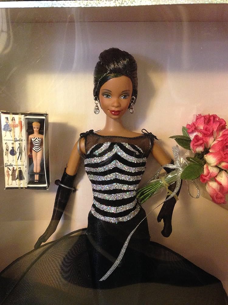 Amazon.co.jp: 40th ANNIVERSARY Barbie Doll (Black) / 40周年