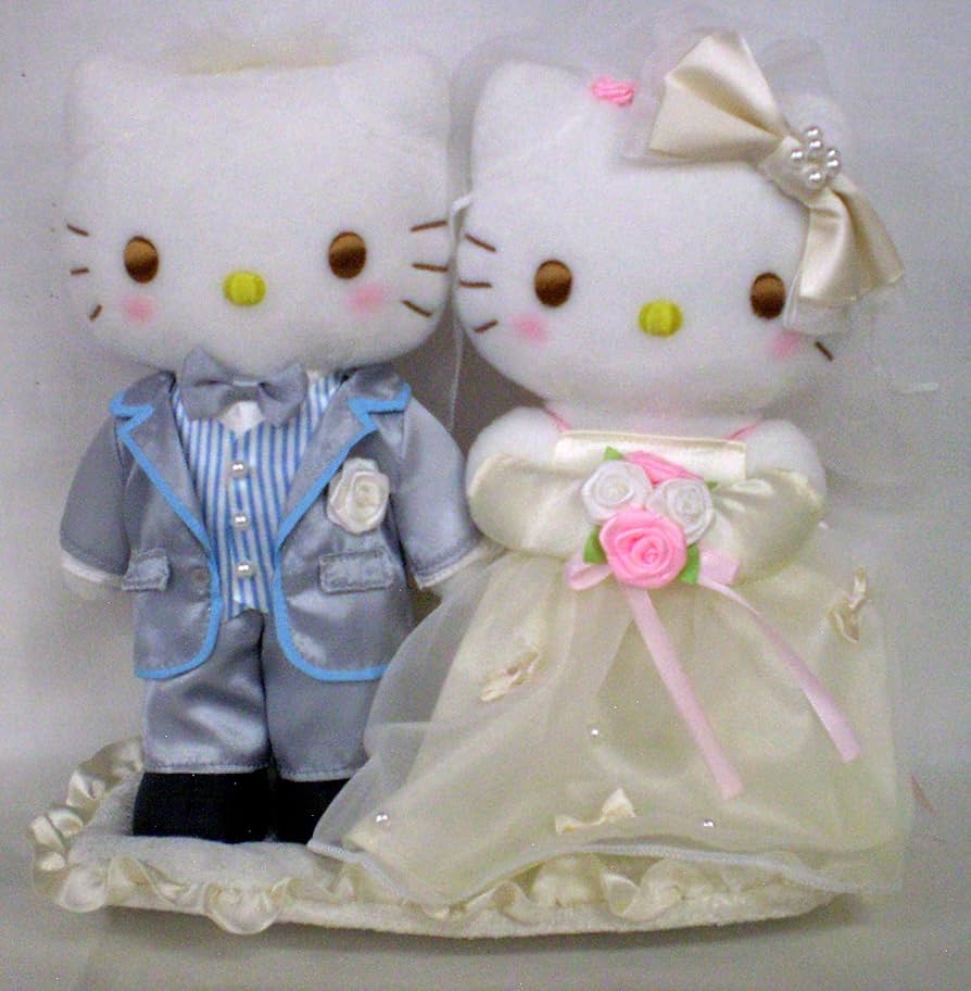 ハローキティダニエルウェディングマスコットぬいぐるみサンリオキティ