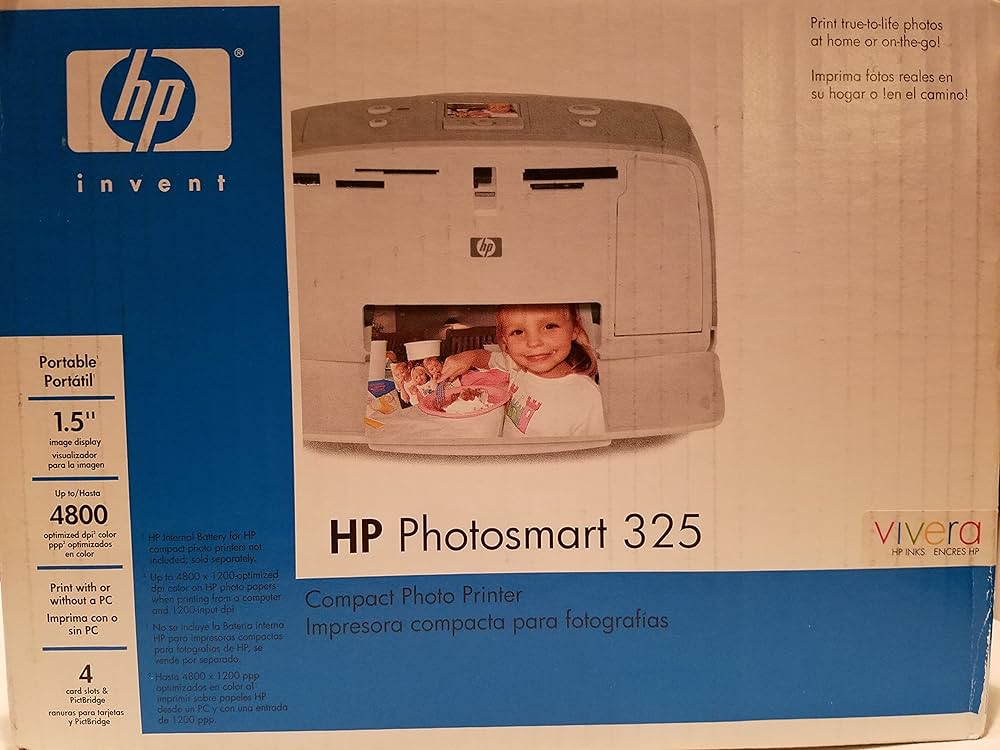 Amazon.co.jp: HP PhotoSmart 325 Compact Photo Printer : パソコン