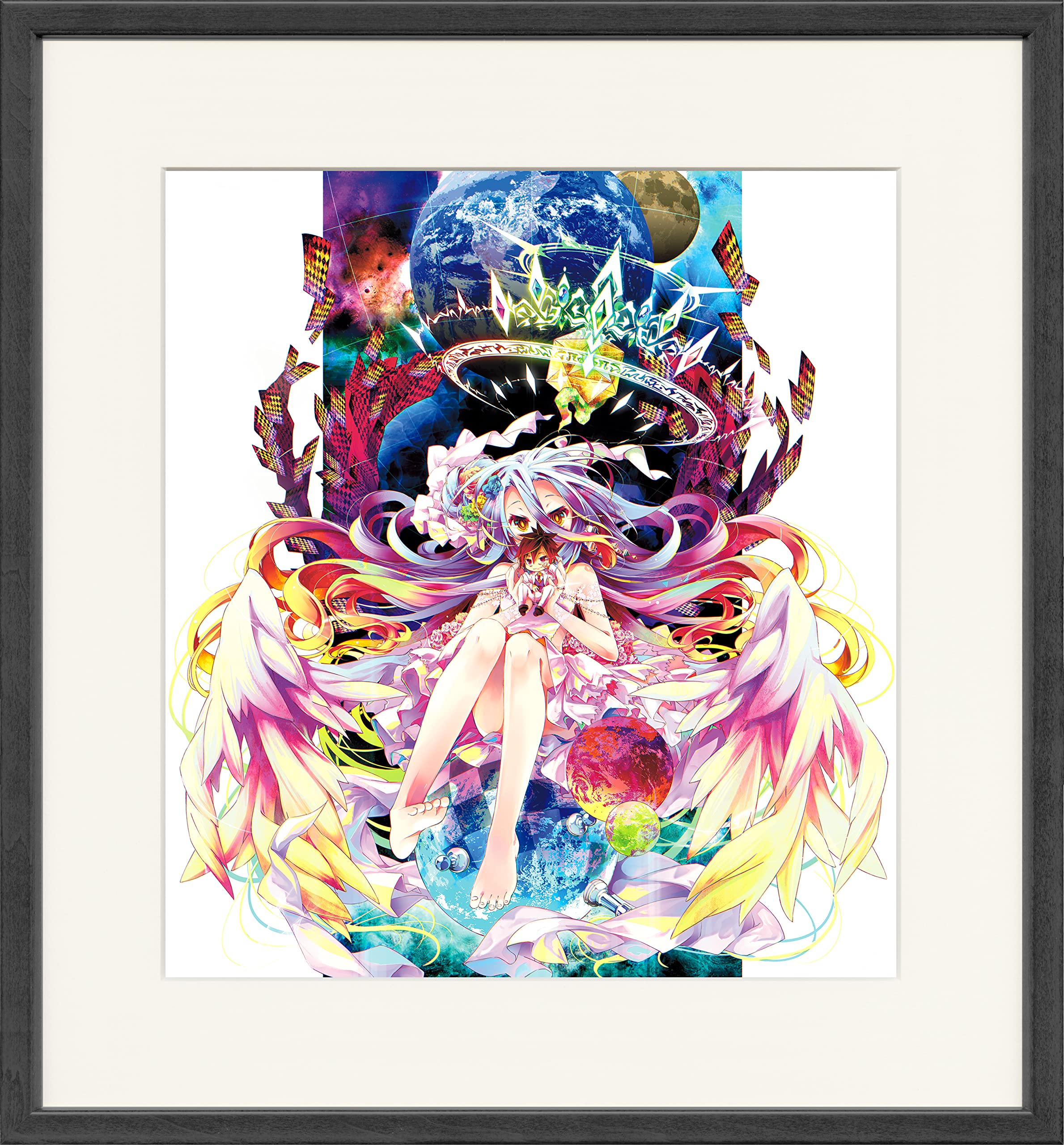 Amazon.co.jp: KADOKAWA ノーゲーム・ノーライフ10th Anniversary 額装