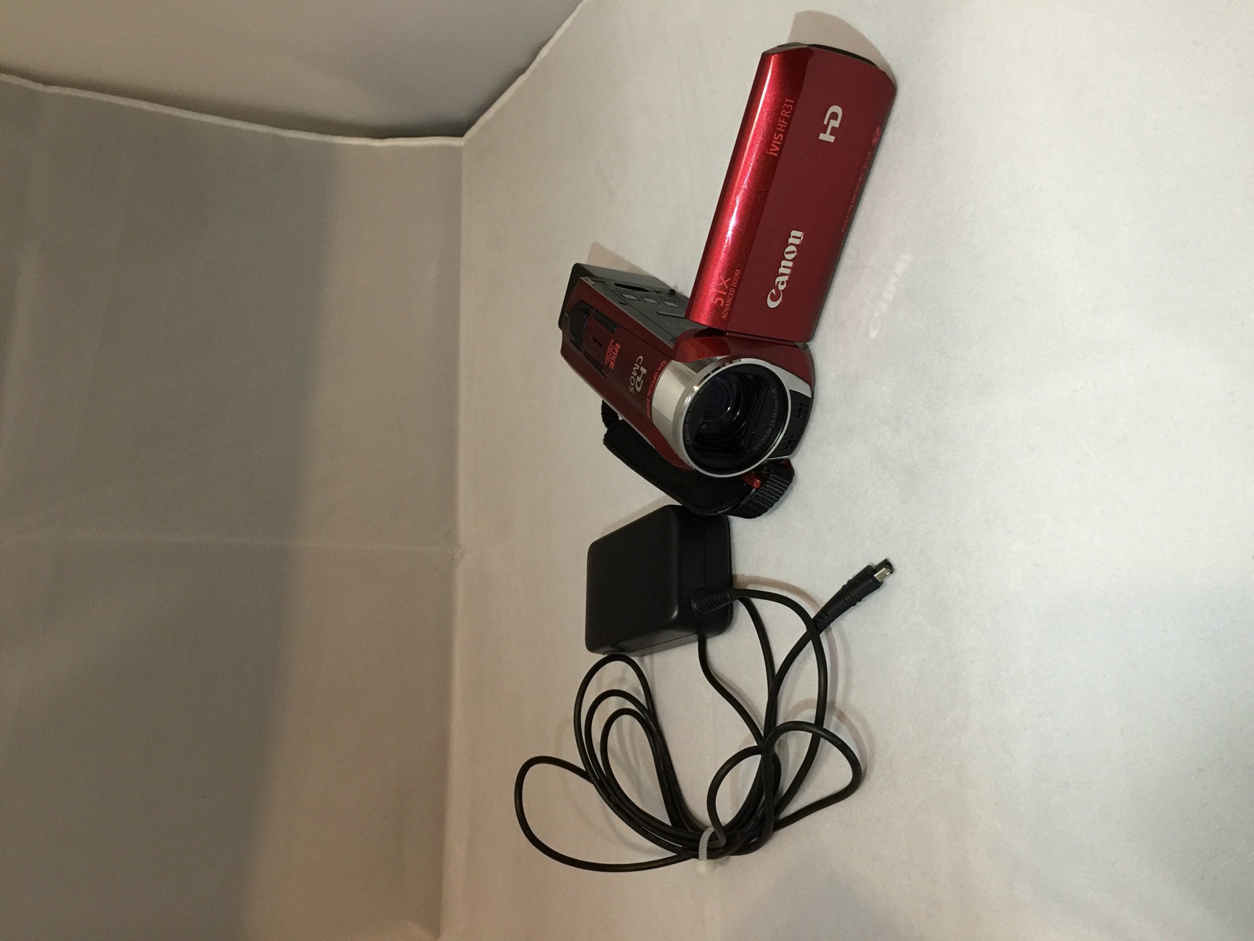 Amazon | Canon デジタルビデオカメラ iVIS HF R31 レッド 光学32倍