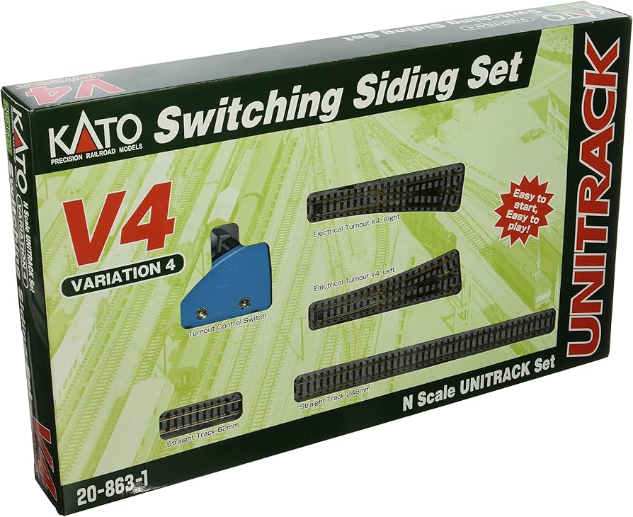Amazon.com: Kato USA Model Train Products V4 UNITRACK Switching