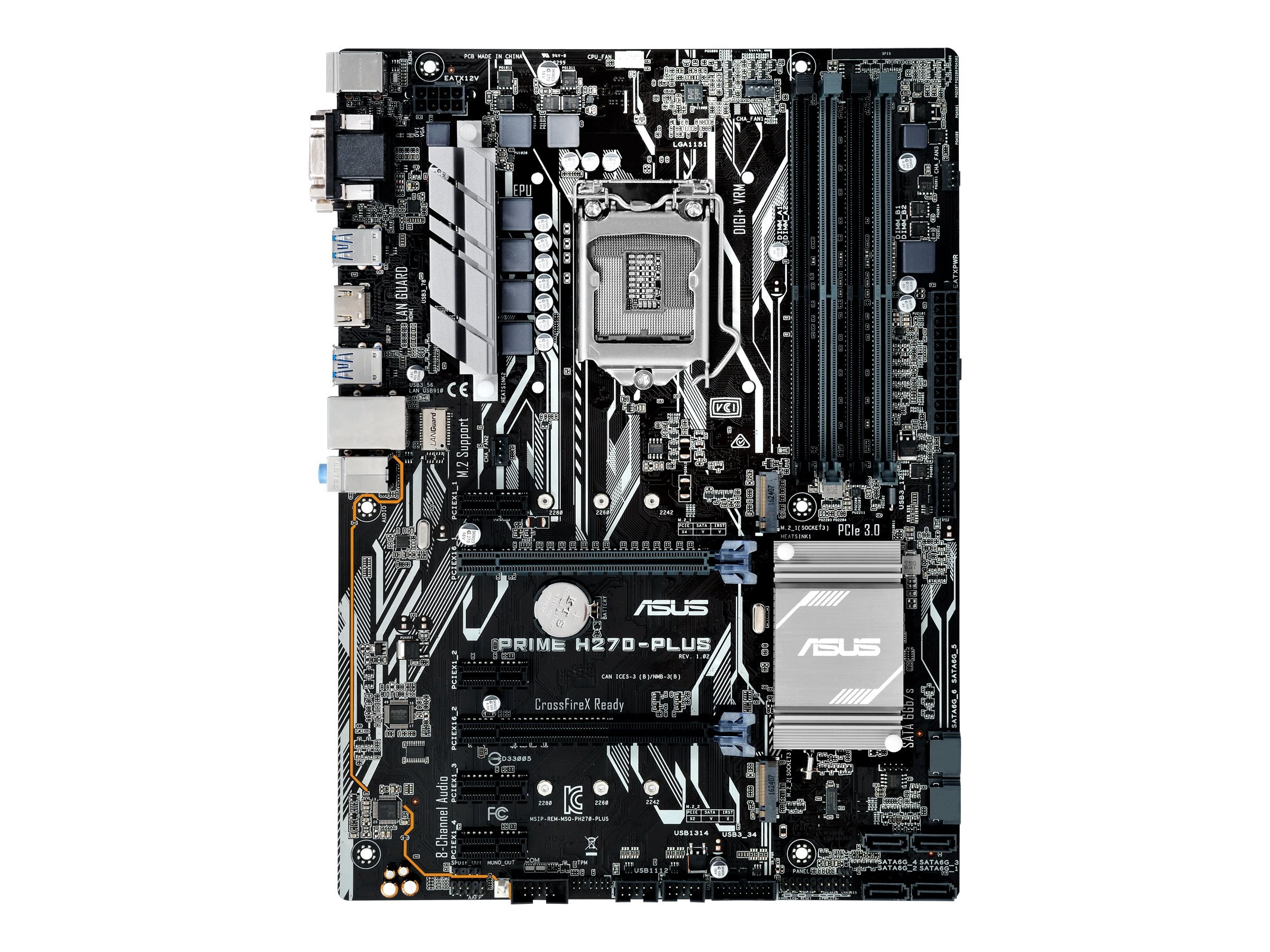 Amazon.com: ASUS Prime H270-PLUS LGA1151 DDR4 HDMI DVI VGA M.2