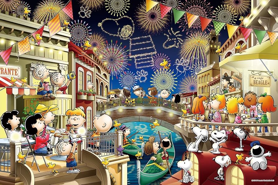 新品未開封 アポロ社 スヌーピー ジグソーパズル1000ピース PEANUTS