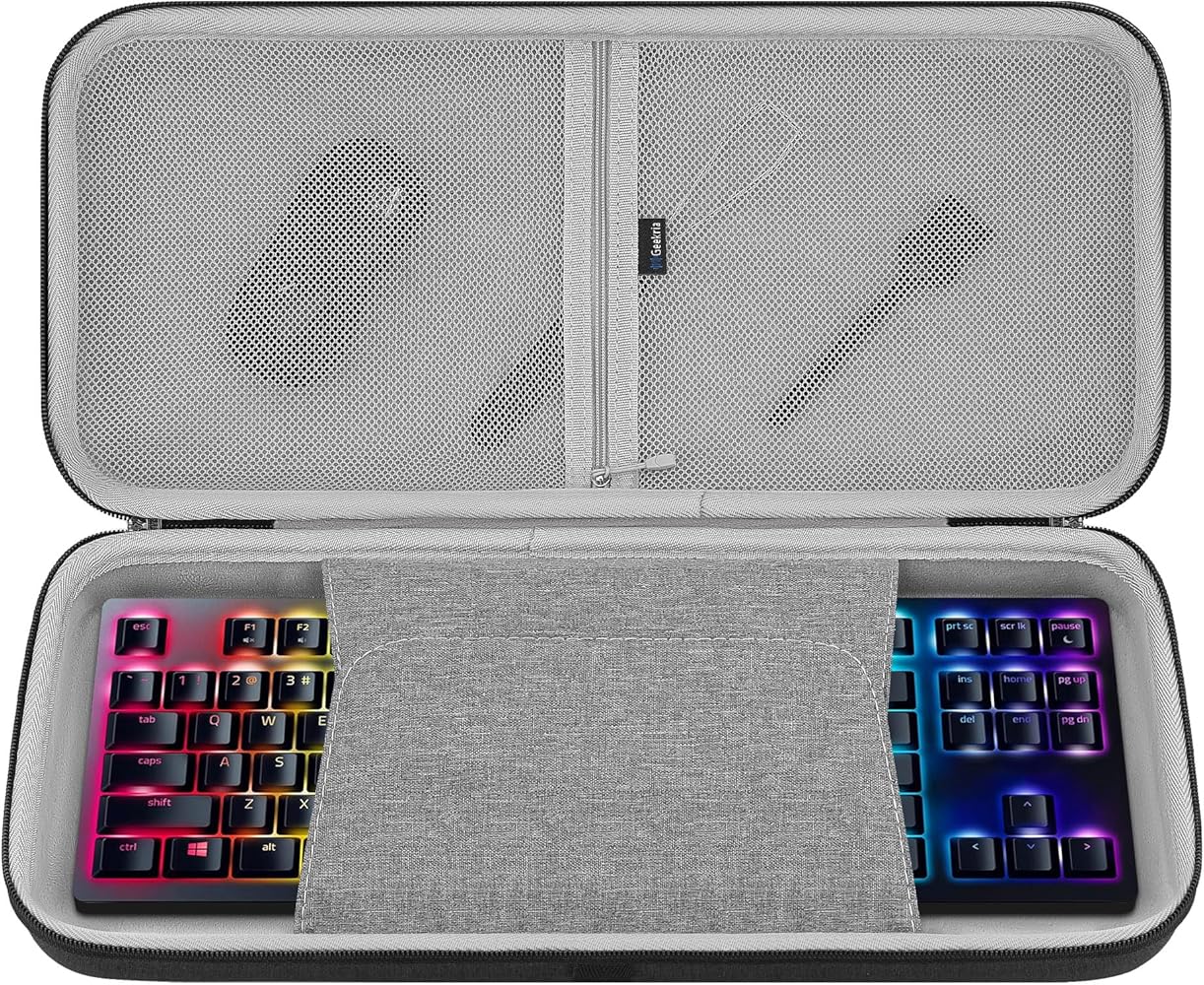 Amazon.com: Geekria TKL Keyboard Hard Shell Case, Compatible with