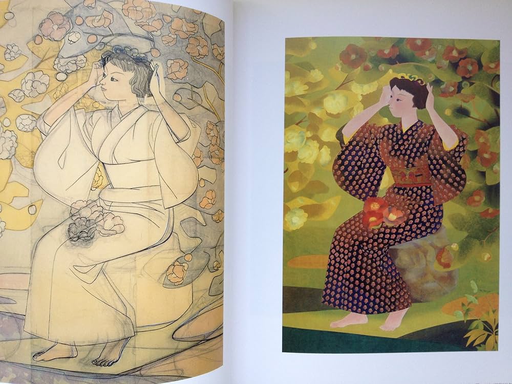 Amazon.co.jp: 北沢映月展～みやびの美人画 : 本