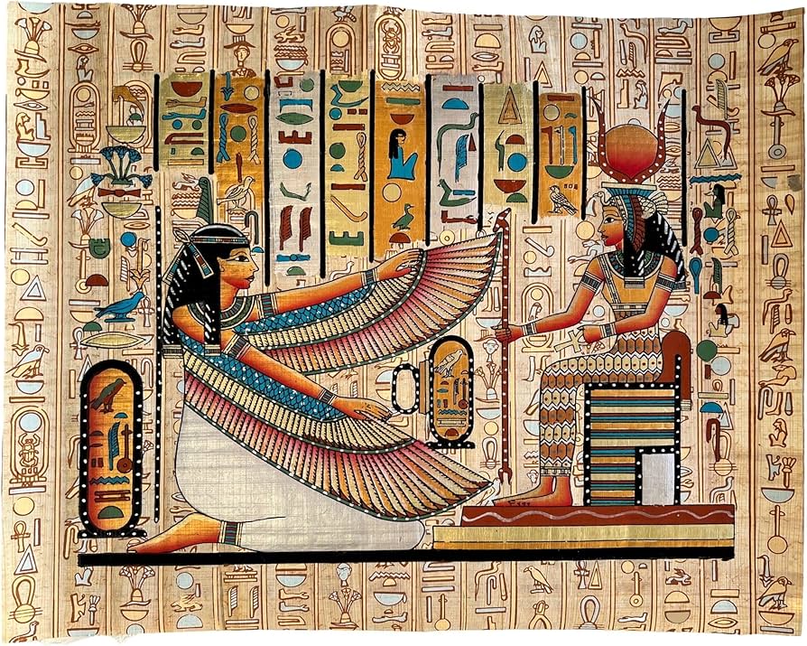 Amazon.co.jp: 女神マート–女神イシス–ヴィンテージ本格ハンドペイント