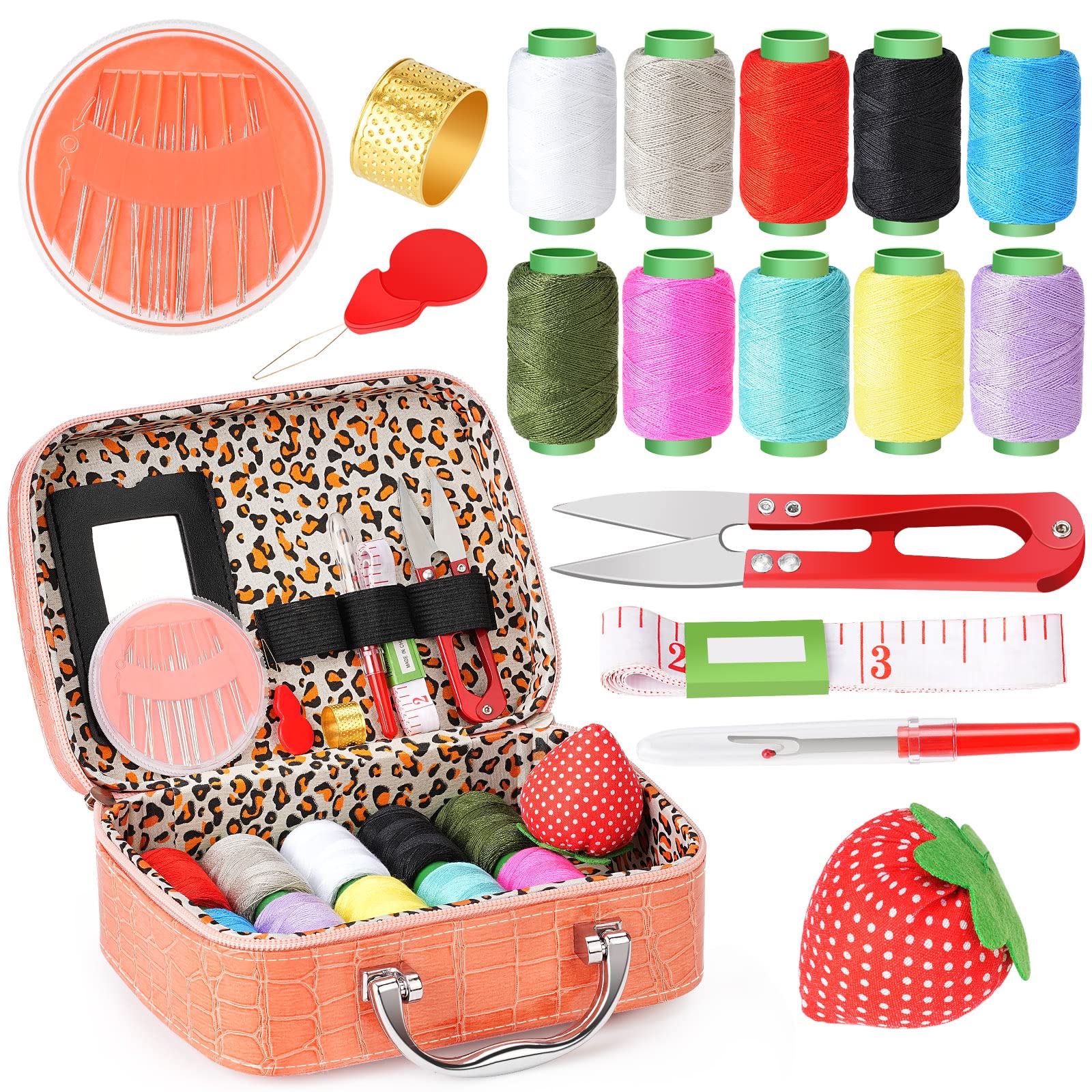 Amazon | Chisafly 裁縫セット ソーイングセット 17点セット 収納