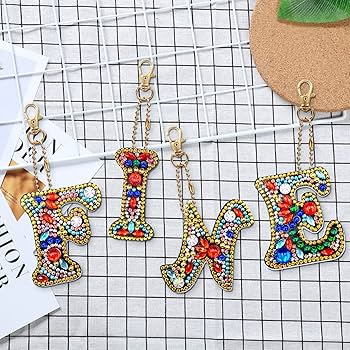 Amazon.co.jp: DIY 5D フルドリル A-Z 26文字 ダイヤモンドペイン