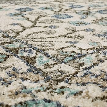 Amazon.com: Mohawk Home Bonilla Sky Blue 5' 3