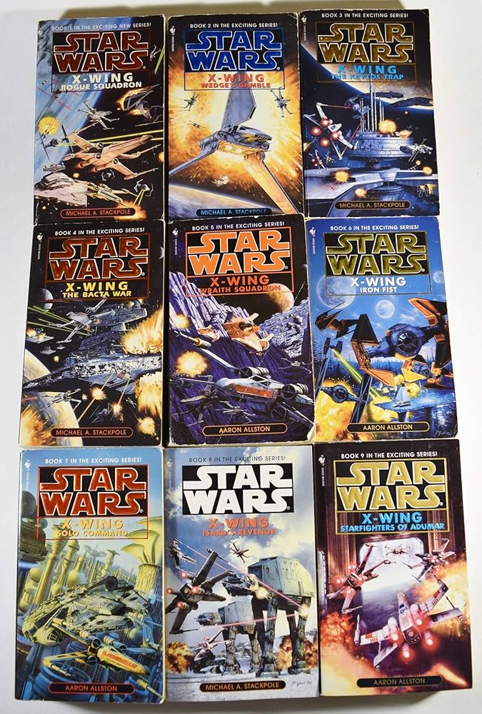 Star Wars X-Wing Series Complete Set of 9 Books: Rogue Squadron