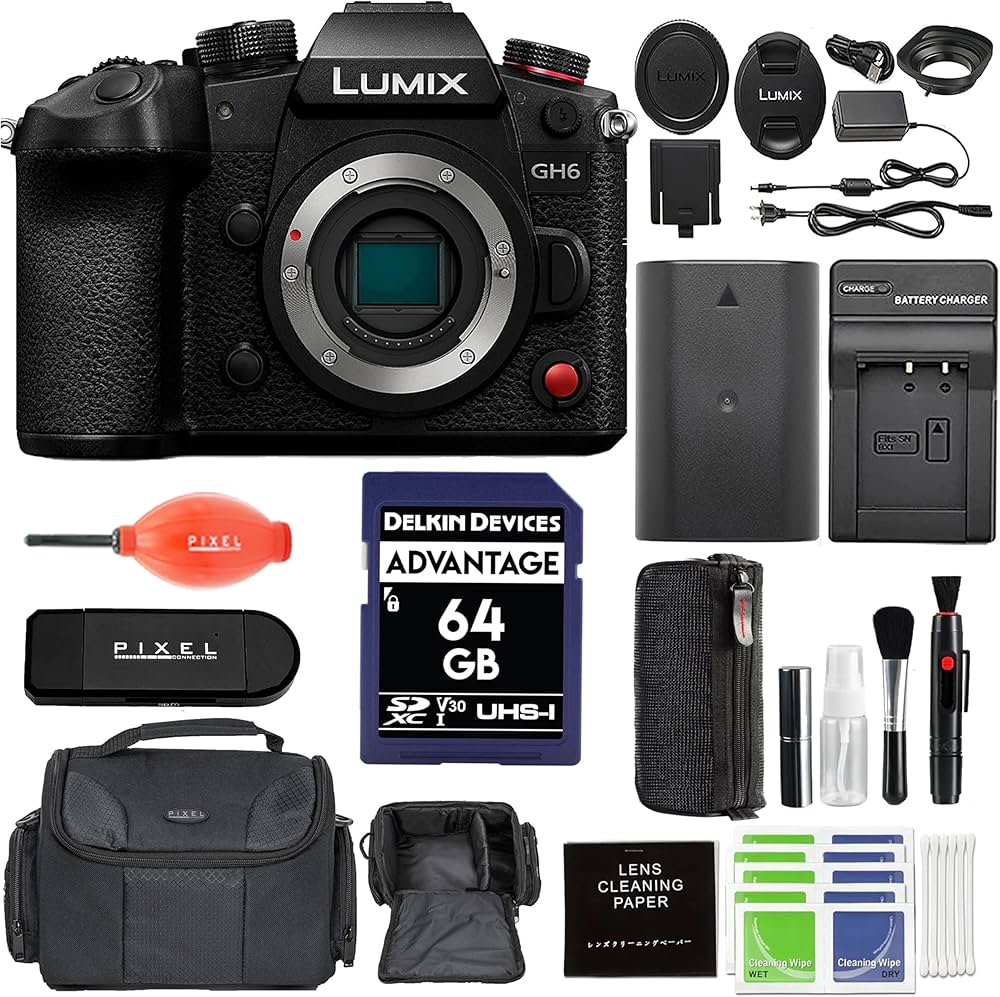 Amazon | Panasonic Lumix GH6 ミラーレスカメラ 高度なアクセサリーと