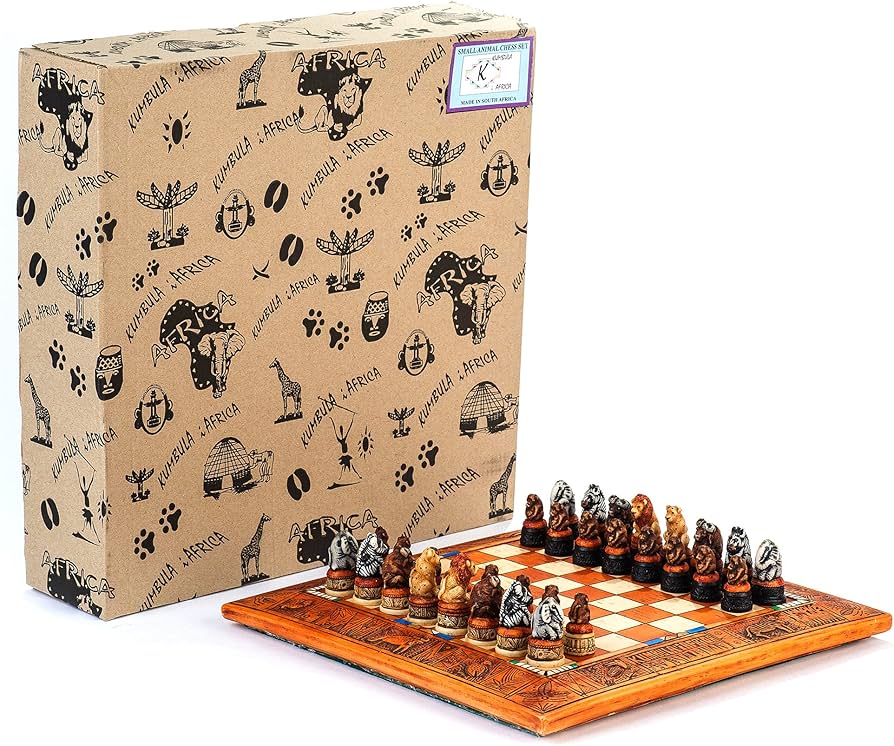 ボードゲーム チェス「MINIATURE ANIMAL CHESS SET」