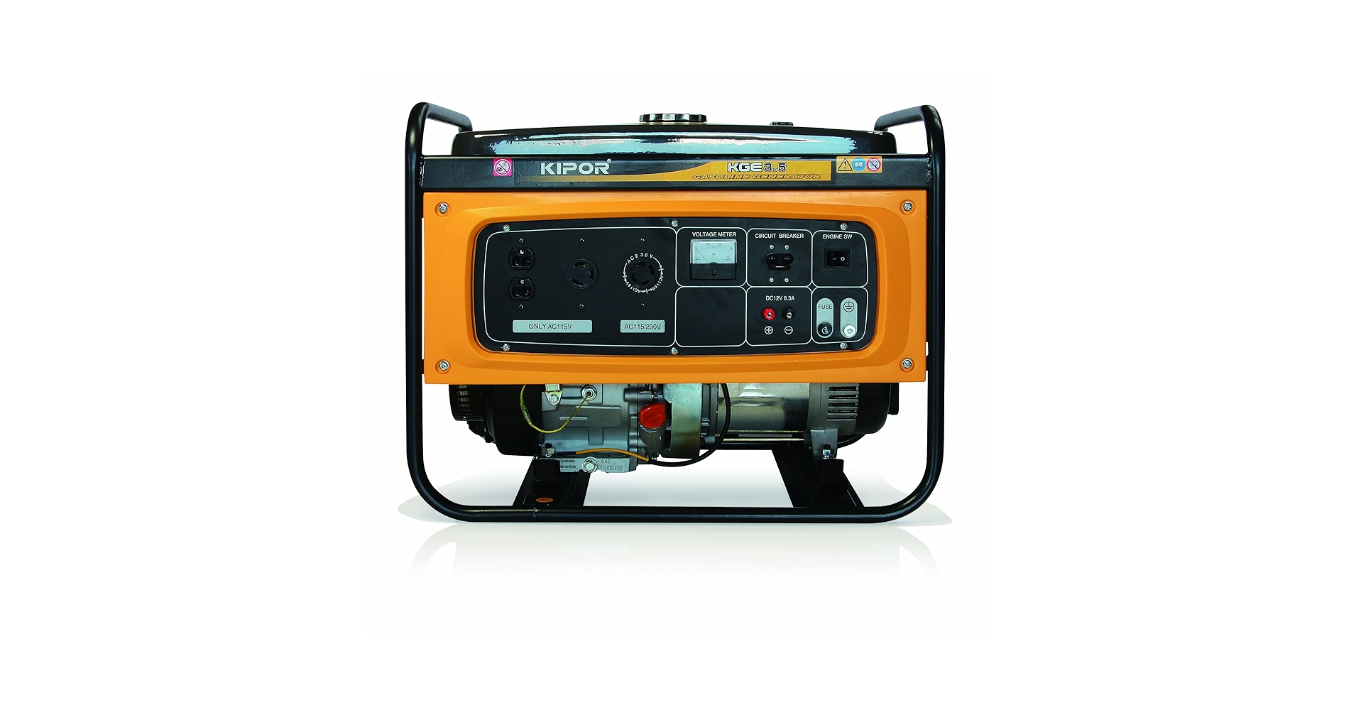 福岡県みやま市】美品 パワーテック ガソリン エンジン 発電機 KGE3.5