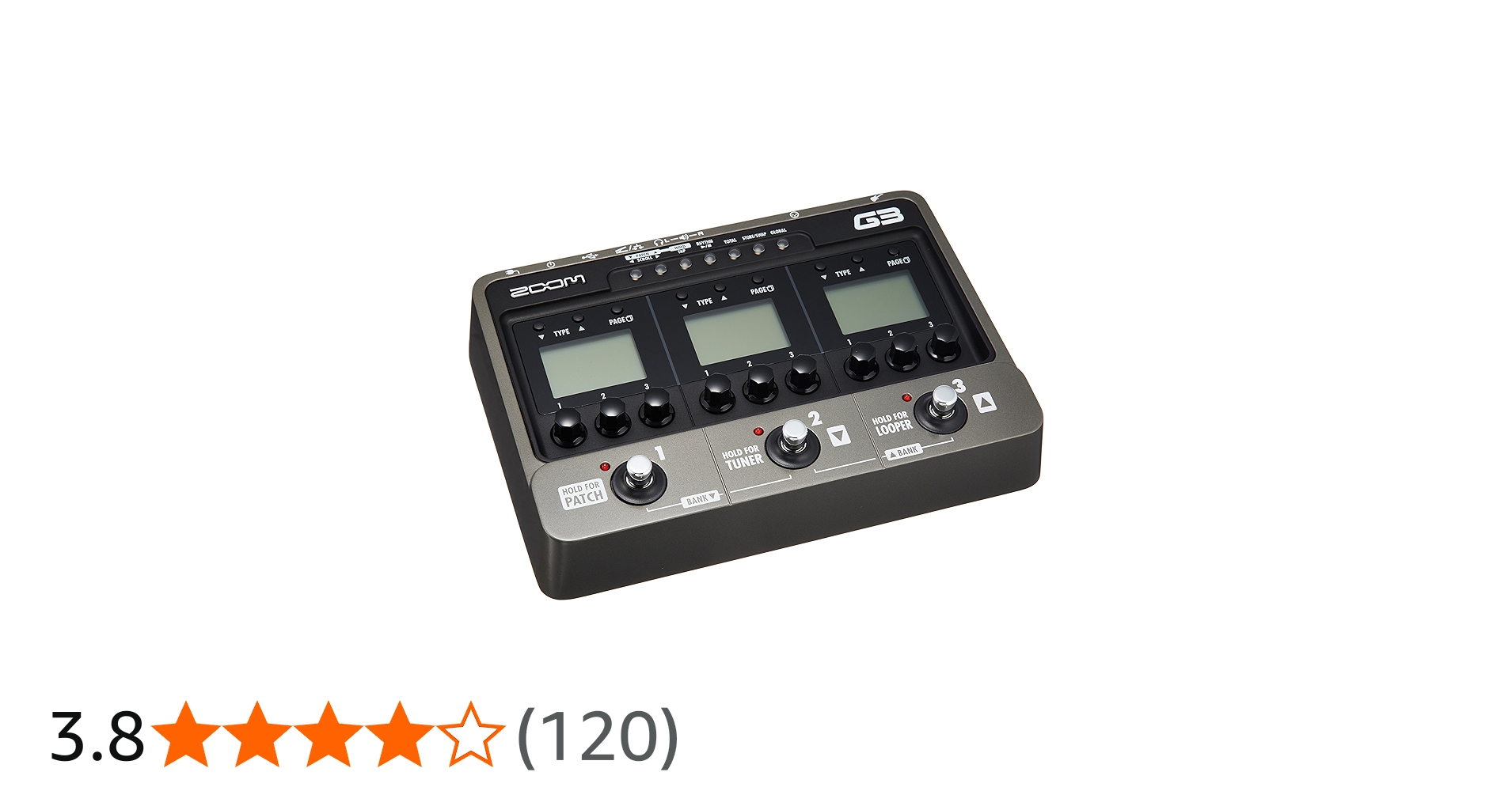 Amazon.co.jp: ZOOM ギター用エフェクト・アンプシミュレーター G3